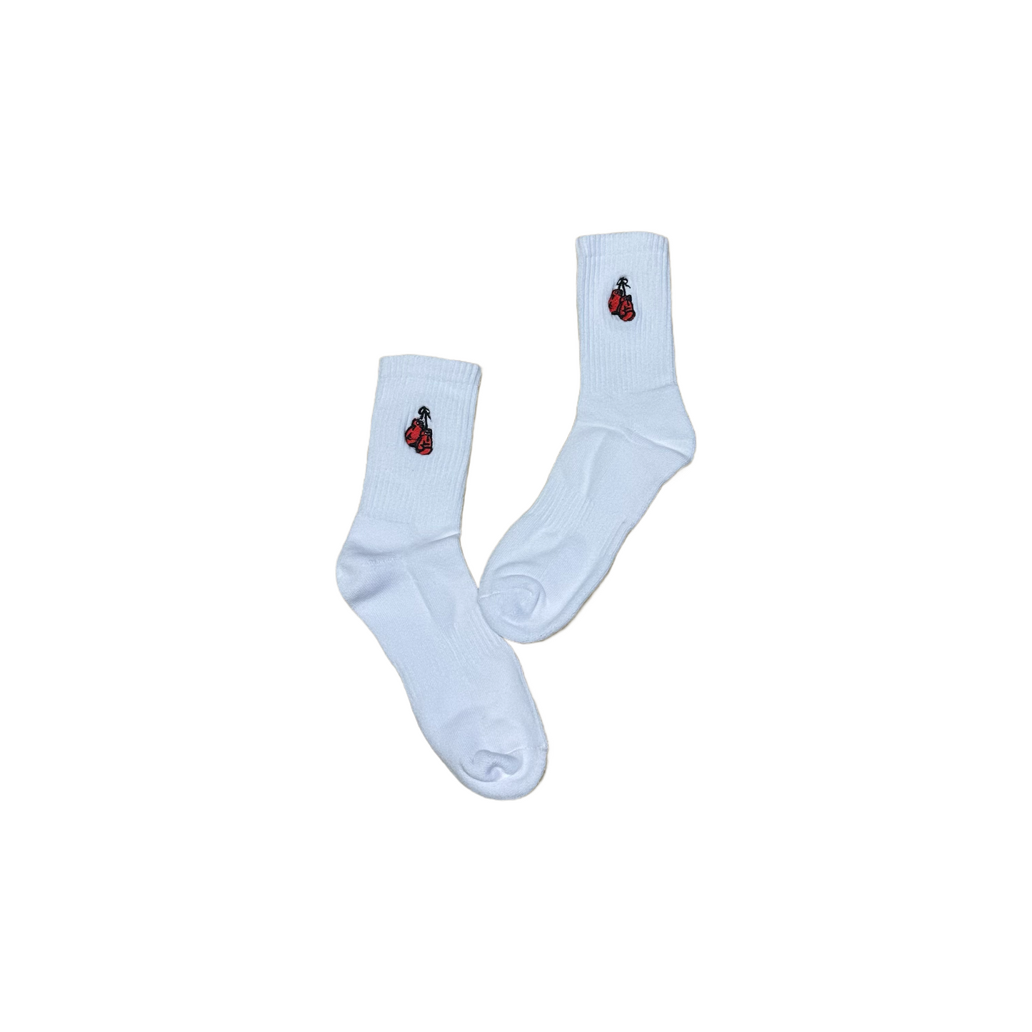 Embroidered Boxing Glove Socks