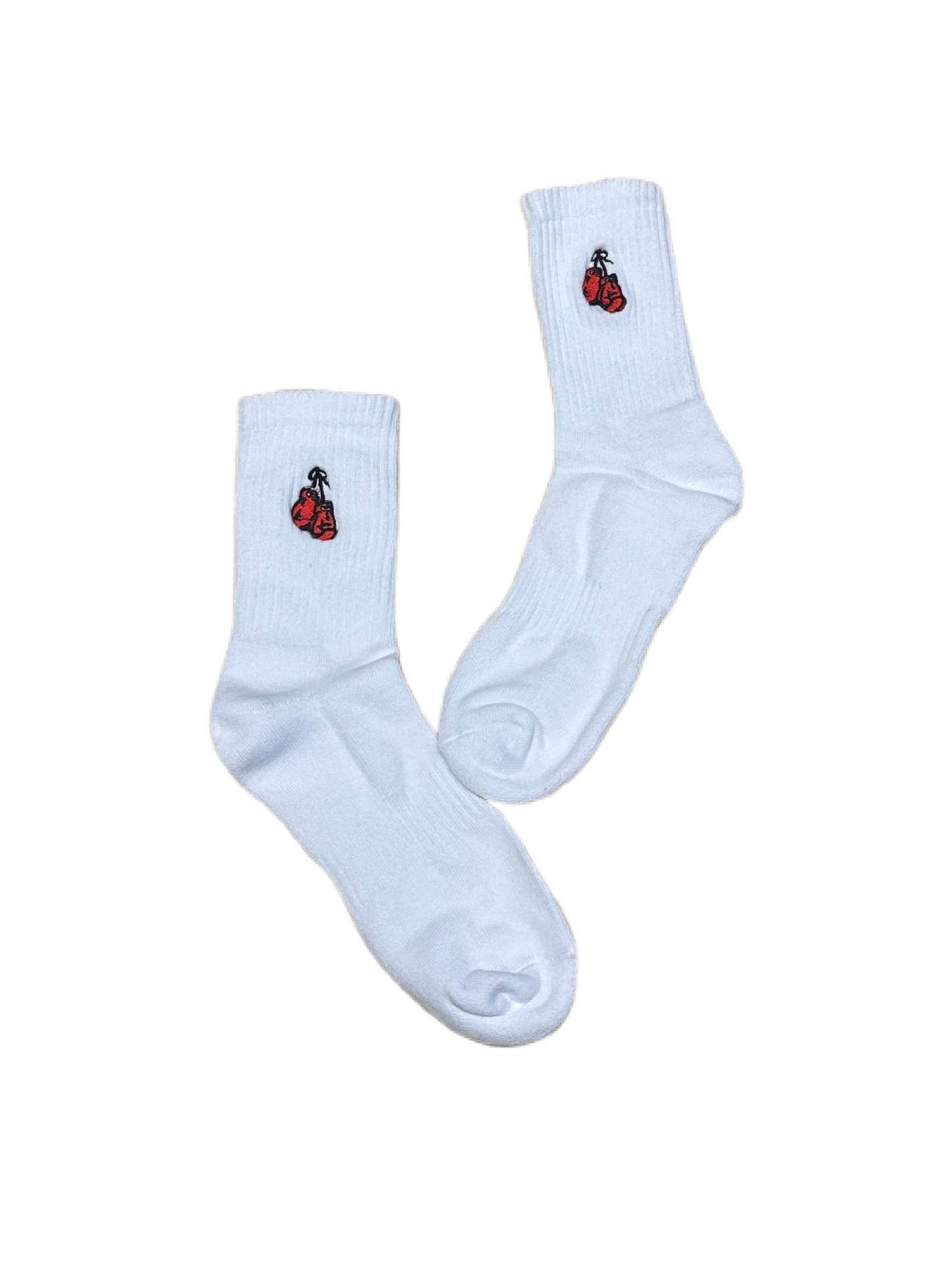 Embroidered Boxing Glove Socks